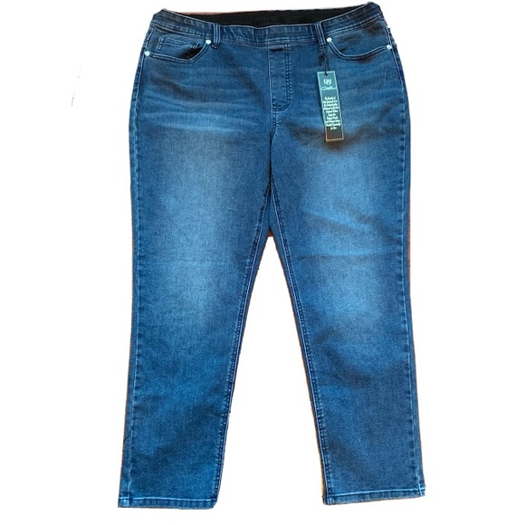 DG2 by Diane Gilman Stretch Pull-On Jegging Jeans - Picture 2 of 13